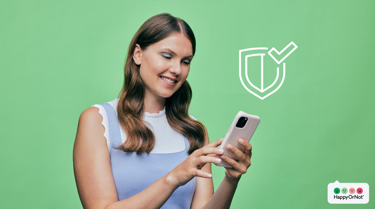 HappyOrNot SmileyDigital Feedback Woman Mobile SSO