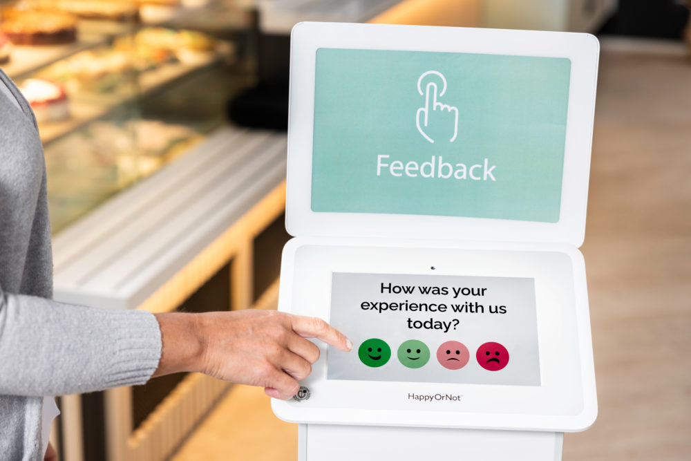 Convenience Store Customer Feedback Platform HappyOrNot 