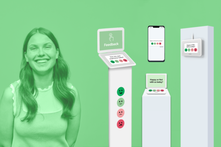 Measure customer feedback with HappyOrNot® Smileys