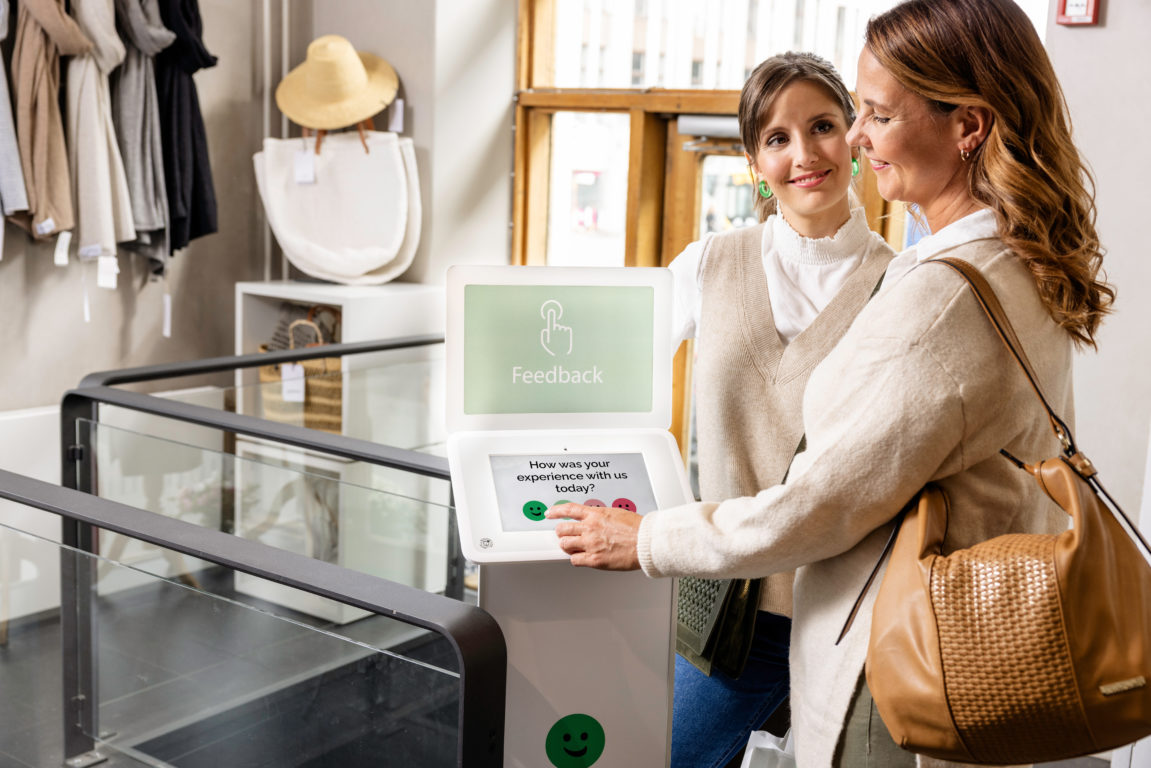 HappyOrNot Smiley feedback specialty shopping retail