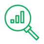 Analyze data icon