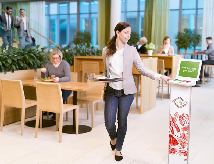 Smiley Terminal in cafeteria food services