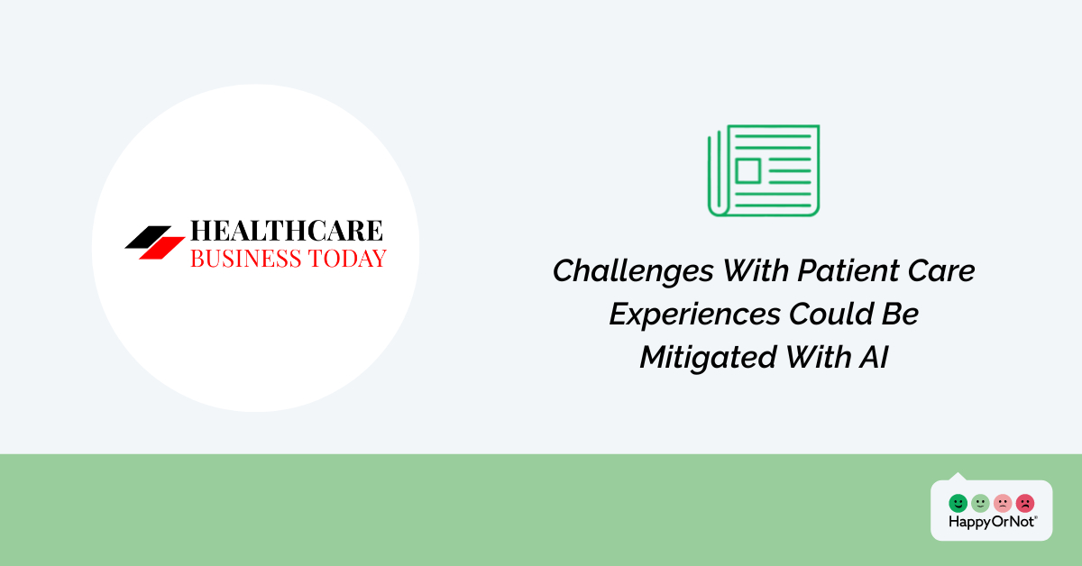 Healthcare Business Today article on PX and AI cover image